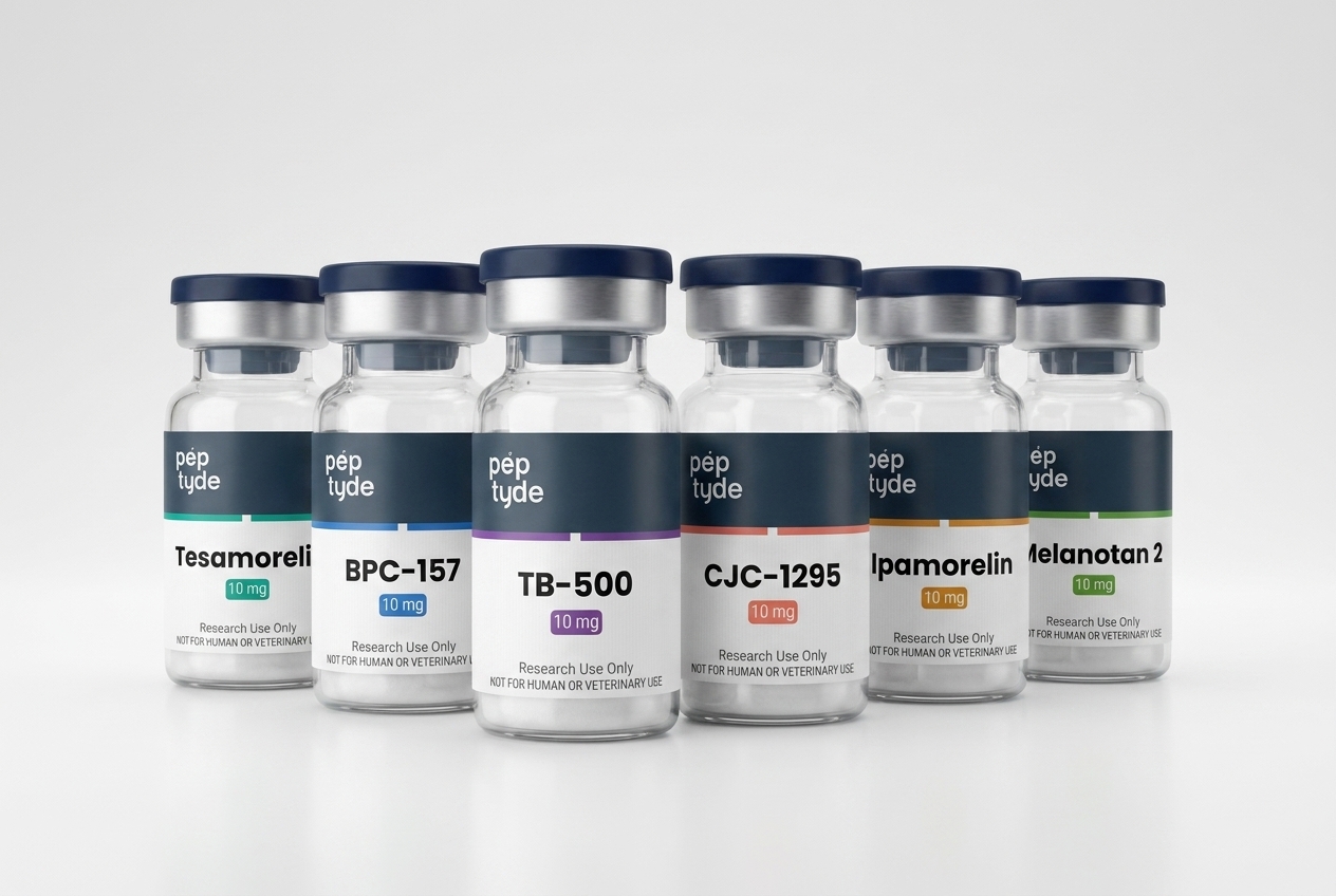 Peptyde research peptide vials